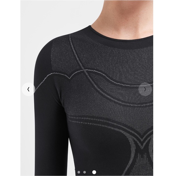 BNWT Wolford Zen Crop Longsleeve - Picture 3 of 8